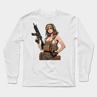 Tactical Girl Long Sleeve T-Shirt